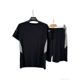 Фотография Спортивный костюм мужской Лето A176 black (5 шт. р.сетка M-3XL) "OKMEL" недорого оптом от прямого поставщика