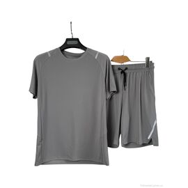 Фотография Спортивный костюм мужской Лето A177 grey (5 шт. р.сетка M-3XL) "OKMEL" недорого оптом от прямого поставщика
