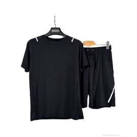 Фотография Спортивный костюм мужской Лето A177 black (5 шт. р.сетка M-3XL) "OKMEL" недорого оптом от прямого поставщика