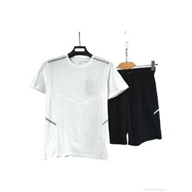 Фотография Спортивный костюм мужской Лето A184 white (5 шт. р.сетка M-3XL) "OKMEL" недорого оптом от прямого поставщика