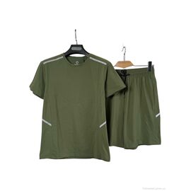 Фотография Спортивный костюм мужской Лето A184 green (5 шт. р.сетка M-3XL) "OKMEL" недорого оптом от прямого поставщика