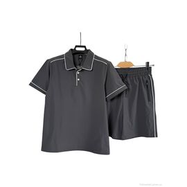 Фотография Спортивный костюм мужской Лето A162 grey (5 шт. р.сетка M-3XL) "OKMEL" недорого оптом от прямого поставщика