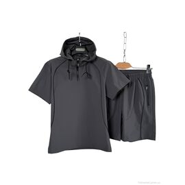 Фотография Спортивный костюм мужской Лето A163 d.grey (5 шт. р.сетка M-3XL) "OKMEL" недорого оптом от прямого поставщика