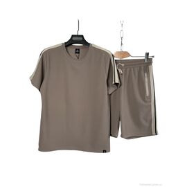 Фотография Спортивный костюм мужской Лето A185 brown (5 шт. р.сетка M-3XL) "OKMEL" недорого оптом от прямого поставщика