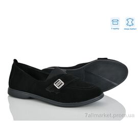 Фотография Туфли женские стильные Весна/осень 6933  чорний з. (6 пар р.36-40) "G-Aira" недорого оптом от прямого поставщика