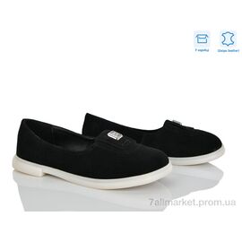 Фотография Туфли женские стильные Весна/осень 705 чорний з. (6 пар р.36-40) "G-Aira" недорого оптом от прямого поставщика