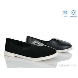 Фотография Туфли женские стильные Весна/осень 705 чорний з.к. (6 пар р.36-40) "G-Aira" недорого оптом от прямого поставщика