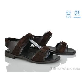 Фотография Босоножки женские летние Лето 707 корич.з. (6 пар р.36-40) "G-Aira" недорого оптом от прямого поставщика