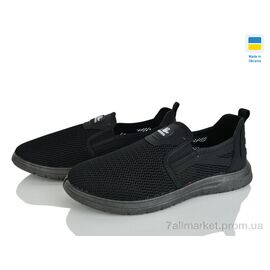Фотография Кроссовки мужские модные Лето 3201 чорний (6 пар р.41-45) "Paolla" недорого оптом от прямого поставщика