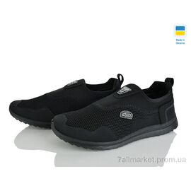 Фотография Кроссовки мужские модные Лето Д2901 чорний (6 пар р.41-45) "Paolla" недорого оптом от прямого поставщика