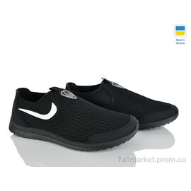 Фотография Кроссовки мужские модные Лето Д2902 чорний (6 пар р.41-45) "Paolla" недорого оптом от прямого поставщика