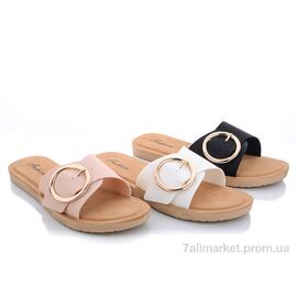 Фотография Шлепки женские облегченные Лето 107 mix (12 пар р.36-41) "Slippers" недорого оптом от прямого поставщика