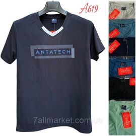 Фотография Футболка мужская молодёжная р-ры  2хл- 5хл(48-56)(микс цв) "NICOLAS" недорого оптом от прямого поставщика