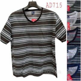 Фотография Футболка мужская молодёжная/батал р-ры  5xl -8xl(56-64)(микс цв) "NICOLAS" недорого оптом от прямого поставщика