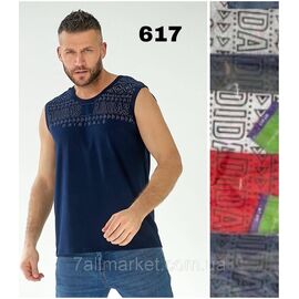 Фотография Майка мужская молодёжная  р-ры XL-3XL (микс цв) "NICOLAS" недорого оптом от прямого поставщика