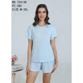 Фотография Пижама женская молодёжная р-ры M-3XL "FLOWER" купить недорого от прямого поставщик