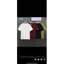 Фотография Футболка мужская молодёжная р-ры L-4XL (4цв) "NICOLAS" недорого оптом от прямого поставщика