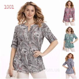 Фотография Блузка женская стильная размеры L-4XL(микс цв)"NICOLAS" недорого от прямого поставщика