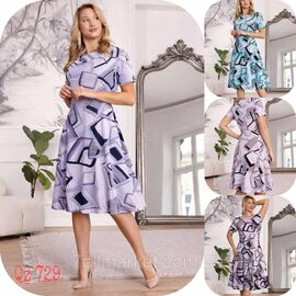 Фотография Платье домашнее женское полу-батал размеры L-4XL (МИКС) "NICOLAS" недорого от прямого поставщика