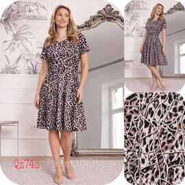 Фотография Платье домашнее женское полу-батал размеры L-4XL (МИКС) "NICOLAS" недорого от прямого поставщика