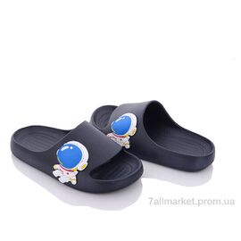 Шльопанці дитячі літні Літо 2350 navy (8 пар р.30-35) "Slippers" недорого оптом від прямого постачальника