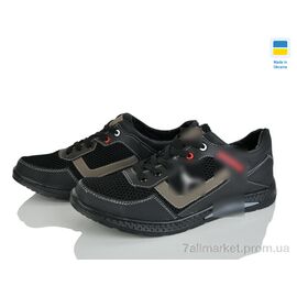 Фотография Кроссовки мужские модные Весна/осень 333-3 чорний-олив. (8 пар р.40-45) "Paolla" недорого оптом от прямого поставщика