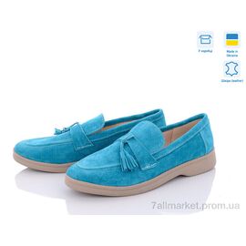 Фотография Туфли женские стильные Весна/осень 580 синій з. Под заказ (6 пар р.36-40) "G-Aira" недорого оптом от прямого поставщика