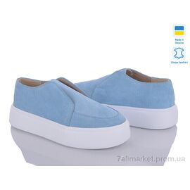 Фотография Туфли женские стильные Весна/осень 604 блакитний замш Акция (6 пар р.36-40) "G-Aira" недорого оптом от прямого поставщика