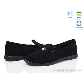 Фотография Туфли женские стильные Весна/осень 621Ж чорний з. (6 пар р.36-40) "G-Aira" недорого оптом от прямого поставщика