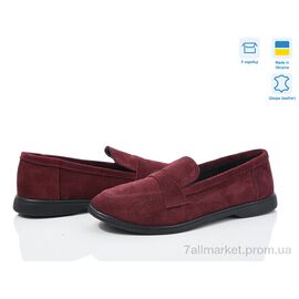 Фотография Туфли женские стильные Весна/осень 316Б бордо з. (6 пар р.36-40) "G-Aira" недорого оптом от прямого поставщика