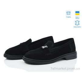 Фотография Туфли женские стильные Весна/осень 636М чорний з. (6 пар р.36-40) "G-Aira" недорого оптом от прямого поставщика