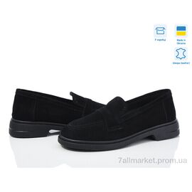 Фотография Туфли женские стильные Весна/осень 6366 чорний з. (6 пар р.36-40) "G-Aira" недорого оптом от прямого поставщика