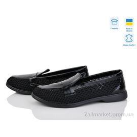 Фотография Туфли женские стильные Лето 316С Черн.напл. (6 пар р.36-40) "G-Aira" недорого оптом от прямого поставщика