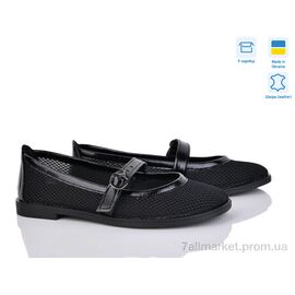Фотография Туфли женские стильные Лето 5151 чорний (6 пар р.36-40) "G-Aira" недорого оптом от прямого поставщика