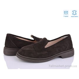 Фотография Туфли женские стильные Весна/осень 647 коричневий з. (6 пар р.36-40) "G-Aira" недорого оптом от прямого поставщика