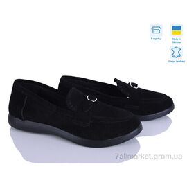 Фотография Туфли женские стильные Весна/осень 699 чорний з. Черн под (6 пар р.36-40) "G-Aira" недорого оптом от прямого поставщика