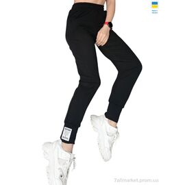 Фотография Спортивные брюки женские Весна/осень 1042 чорний (4 шт. р.сетка S-XL) "Sport style" недорого оптом от прямого поставщика