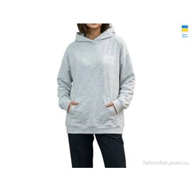 Фотография Батник женский Весна/осень 115MU св.сірий (4 шт. р.сетка S-XL) "Sport style" недорого оптом от прямого поставщика