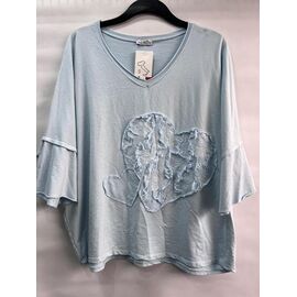 Фотография Свитер женский E1511 l.blue р.54-58 "Emsweekis" недорого оптом от прямого поставщика