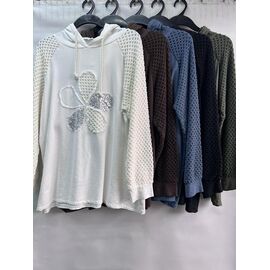 Фотография Свитер женский E1508 green р.54-58 "Emsweekis" недорого оптом от прямого поставщика