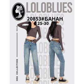 Фотография Джинсы женские 20853 l.blue р.25-30 "Lolo Blues" недорого оптом от прямого поставщика