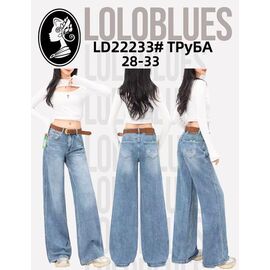 Фотография Джинсы женские LD22233 l.blue р.28-33 "Lolo Blues" недорого оптом от прямого поставщика