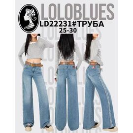 Фотография Джинсы женские LD22231 l.blue р.25-30 "Lolo Blues" недорого оптом от прямого поставщика
