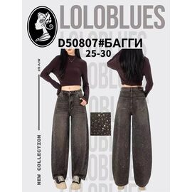 Фотография Джинсы женские D50807 d.grey р.25-30 "Lolo Blues" недорого оптом от прямого поставщика