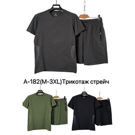 Фотография Костюм мужской A182 grey р.M-3XL "Ale-Ate" недорого оптом от прямого поставщика