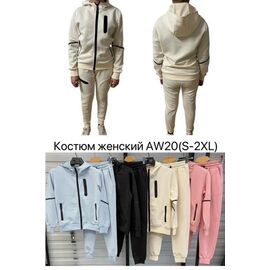 Фотография Костюм спортивный женский тёплый AW20 pink р.S-2XL "Ale-Ate" недорого оптом от прямого поставщика