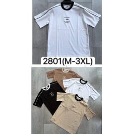 Фотография Футболка мужская 2801 white р.M-3XL "Ale-Ate" недорого оптом от прямого поставщика