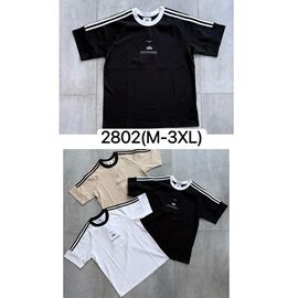 Фотография Футболка мужская 2802 black р.M-3XL "Ale-Ate" недорого оптом от прямого поставщика