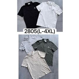 Фотография Футболка мужская 2805 white р.L-4XL "Ale-Ate" недорого оптом от прямого поставщика