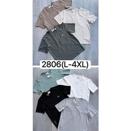 Фотография Футболка мужская 2806 white р.L-4XL "Ale-Ate" недорого оптом от прямого поставщика